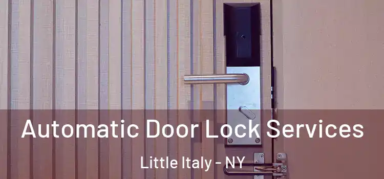 Automatic Door Lock Services Little Italy - NY