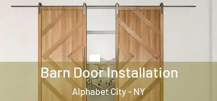 Barn Door Installation Alphabet City - NY