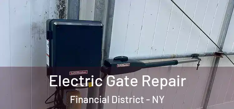 Electric Gate Repair Financial District - NY