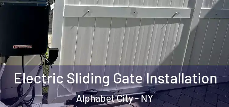  Electric Sliding Gate Installation Alphabet City - NY