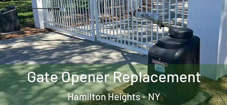 Gate Opener Replacement Hamilton Heights - NY