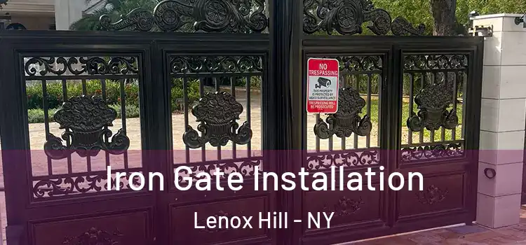  Iron Gate Installation Lenox Hill - NY