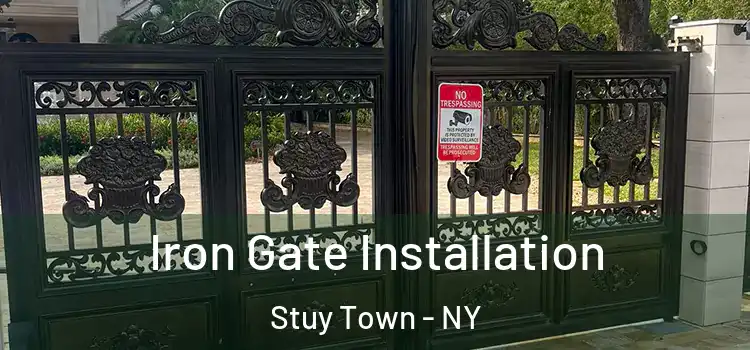 Iron Gate Installation Stuy Town - NY