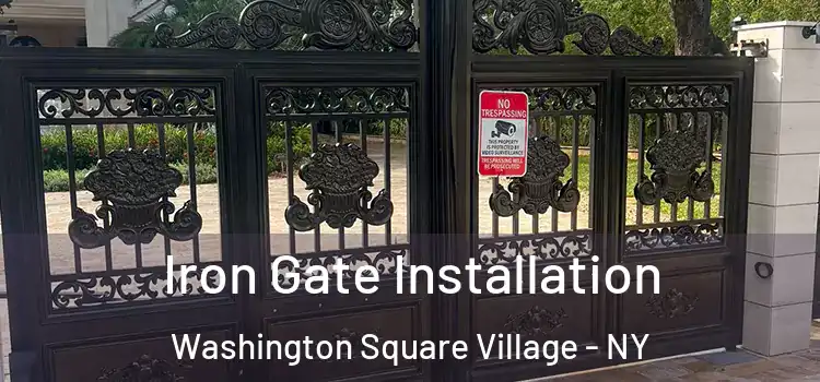 Iron Gate Installation Washington Square Village - NY