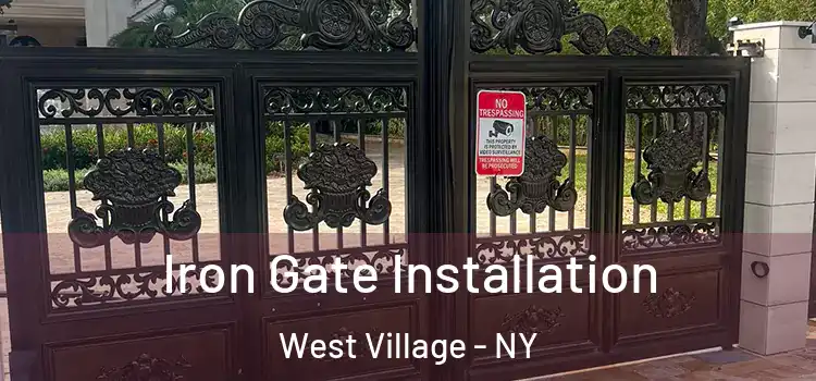  Iron Gate Installation West Village - NY