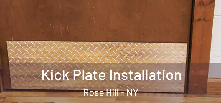 Kick Plate Installation Rose Hill - NY
