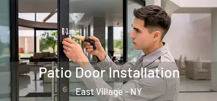 Patio Door Installation East Village - NY