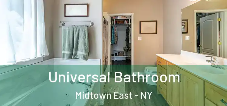 Universal Bathroom Midtown East - NY