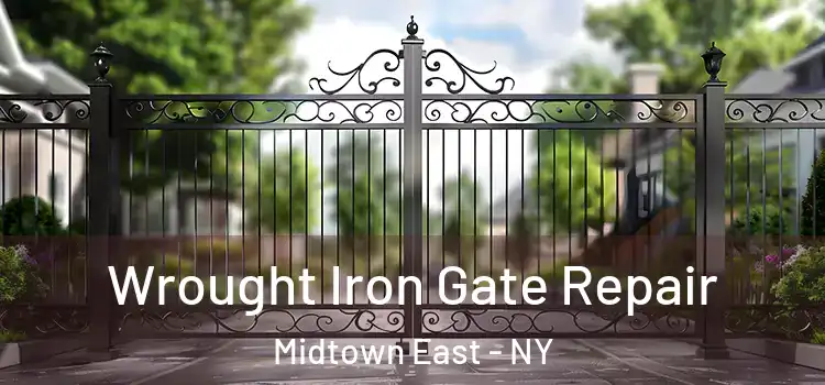 Wrought Iron Gate Repair Midtown East - NY