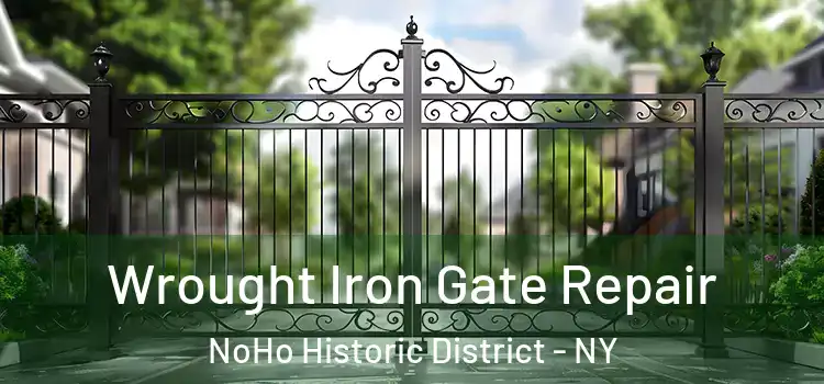  Wrought Iron Gate Repair NoHo Historic District - NY